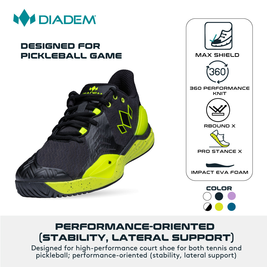 DIADEM MEN's COURT BURST HARD COURT SHOE/ DIADEM KASUT COURT BURST LELAKI
